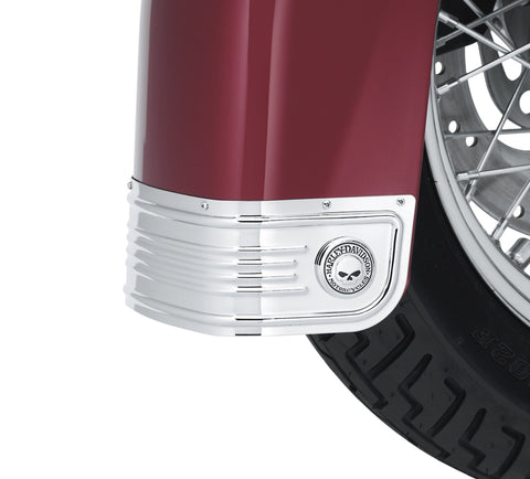 Jupe de garde-boue avant Harley Davidson 59582-02A Willie G Skull JUPE DE GARDE-BOUE AVANT, CRÂNE