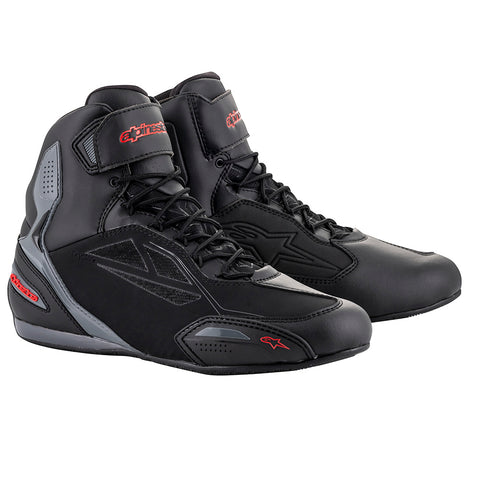 Chaussures Alpinestars Faster 3 Drystar Noir Gris et Rouge 25407191314