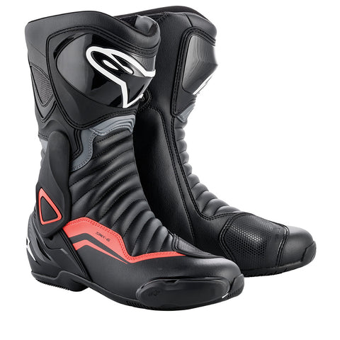 Alpinestars SMX 6 v2 Black Grey & Red Fluo 222301711304