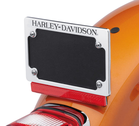 KIT DE CADRE DE PLAQUE D'IMMATRICULATION HD 60051-01 Harley Davidson, CADRE DE PLAQUE D'IMMATRICULATION, 4X7