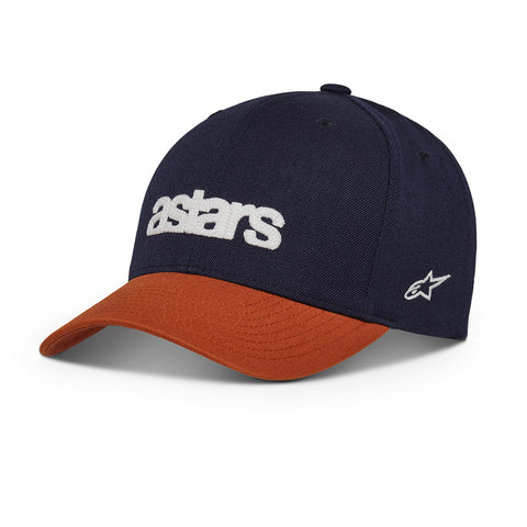 Alpinestars History Hat Navy Rust 1211810207093