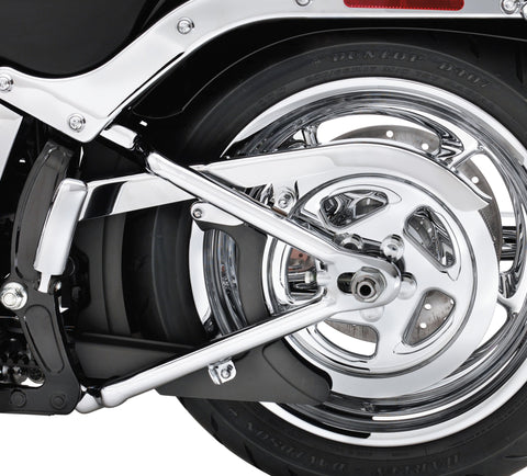 Harley Davidson 60867-08 Garde-courroie supérieur chromé ENSEMBLE DE PROTECTION DE COURROIE