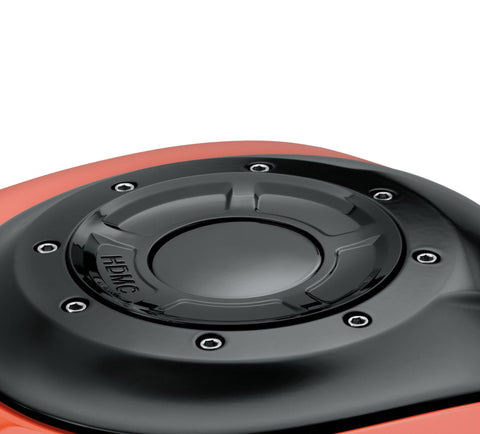 KIT DE BOUCHON DE RÉSERVOIR À MONTAGE ENCASTRÉ Harley Davidson 61100158, REMPLISSAGE DE CARBURANT, MONTAGE ENCASTRÉ, NOIR