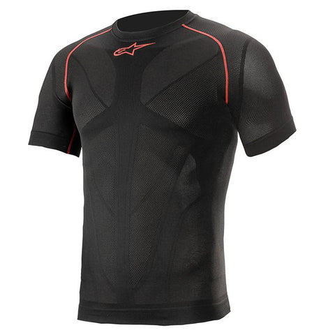 Alpinestars Ride Tech V2 Top Short Sleeve Summer Black Red 475272113