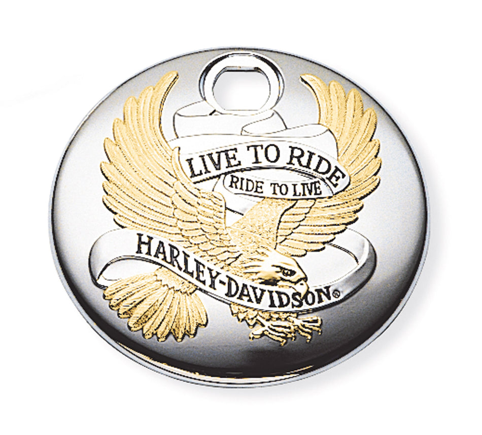 Harley Davidson 61286-92T Live to Ride Console Door Cover CONSOLE DOOR, LIVE TO RIDE, GO