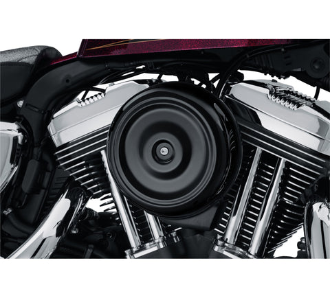 Harley Davidson 61300128 Bobber-Style Round Air Cleaner Cover KIT-AC COVER,BLACK