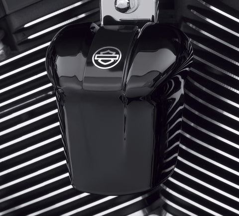 Harley Davidson 61300623 Waterfall Style Horn Cover - Gloss Black KIT,CVR,HORN, GLOSS BLACK