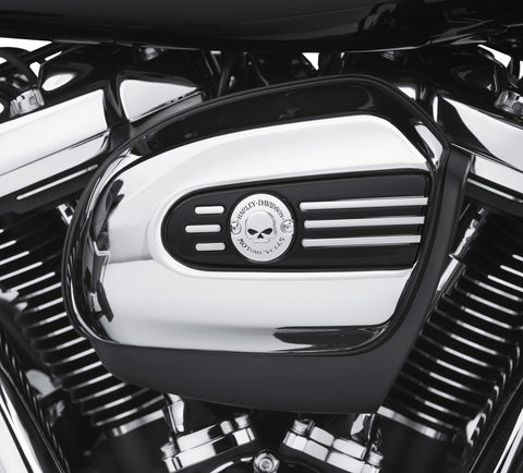 Garniture de filtre à air Harley-Davidson 61300654 Willie G Skull Chrome