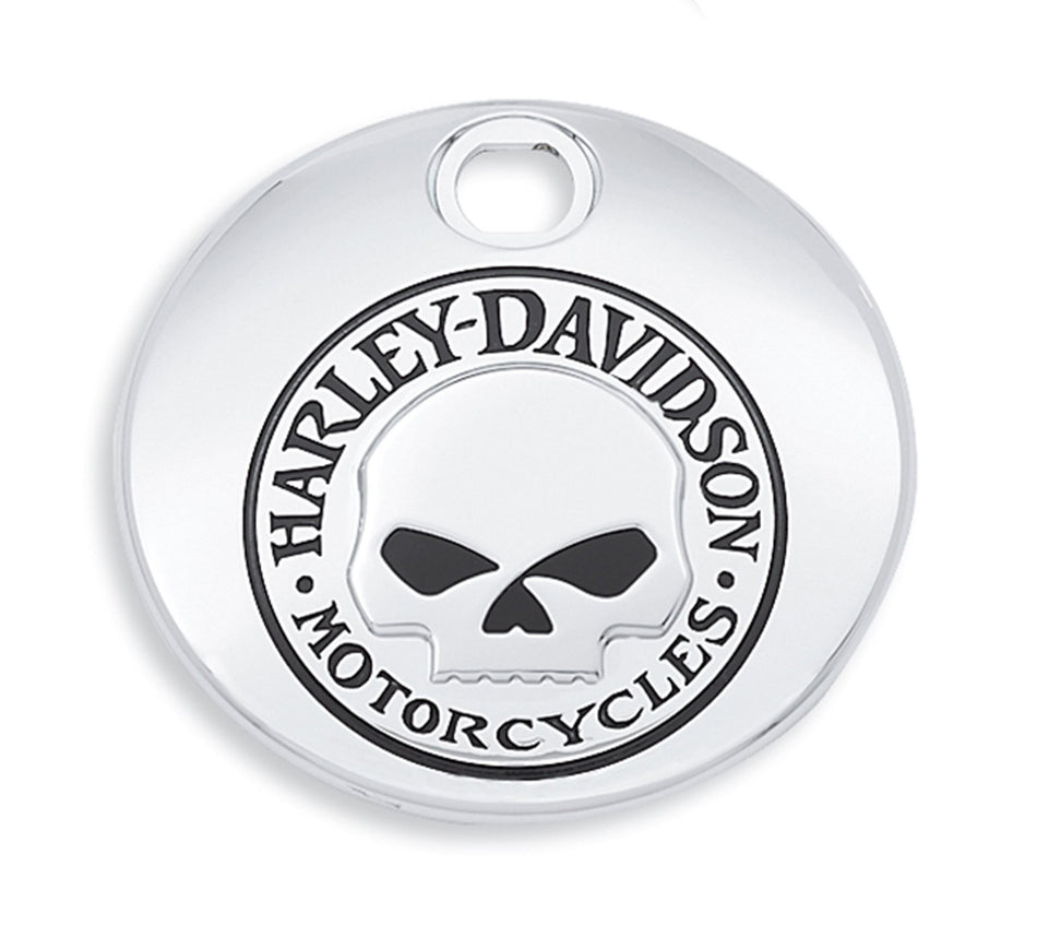 KIT DE PORTE DE CONSOLE DE CARBURANT POUR HARLEY DAVIDSON 61374-04 WILLIE G SKULL, PORTE DE CONSOLE, SKULL