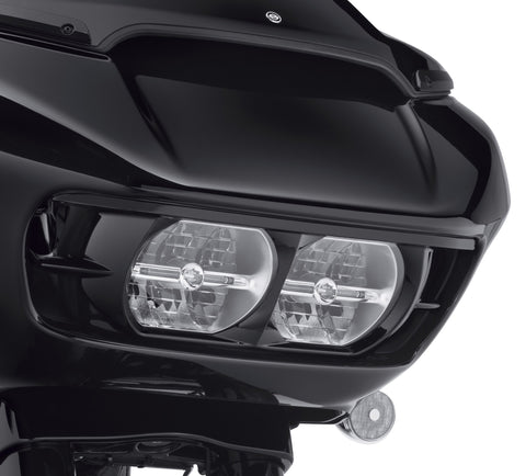 Kit de garniture de phare Harley Davidson 61400412DH Vivid Black Road Glide, GARNITURE, PHARE, FLTR, BLK