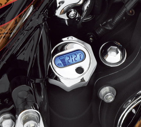Harley Davidson 62700005A Oil Level and Temperature Dipstick with Lighted LCD Readout- Chrome KIT-DIPSTICK,OILTEMP/LEVEL,CHR