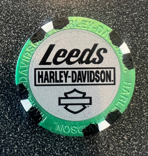 Jeton de poker personnalisé Harley-Davidson® de Leeds