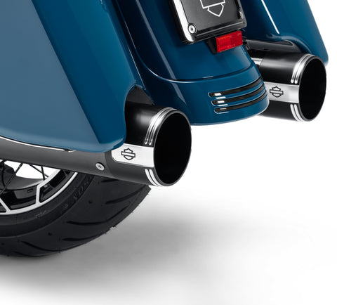 Harley Davidson 65100221 Empire 4,5 po Embouts KIT, MUF ENDCAP/OUT FNSHR, NOIR