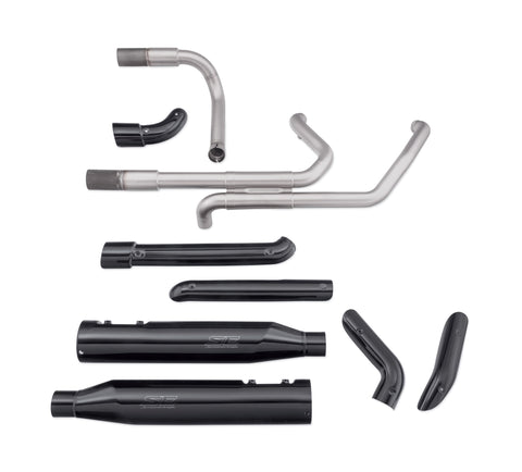 Harley-Davidson 65600330 Screamin' Eagle High-Flow Exhaust System with Street Cannon Mufflers Screaming Eagle