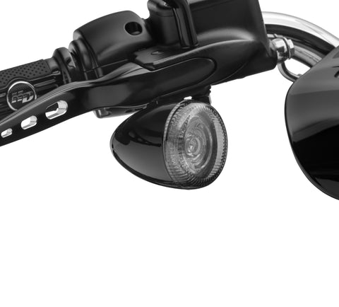 Harley Davidson 67800977 LED Bullet Turn Signal Kit - Front KIT,TL/TS,GBLK,FRONT