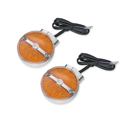 Clignotants avant à LED Harley Davidson 68411-10 Bar &amp; Shield CLIGNOTANT À LED, AVANT, AMBRE