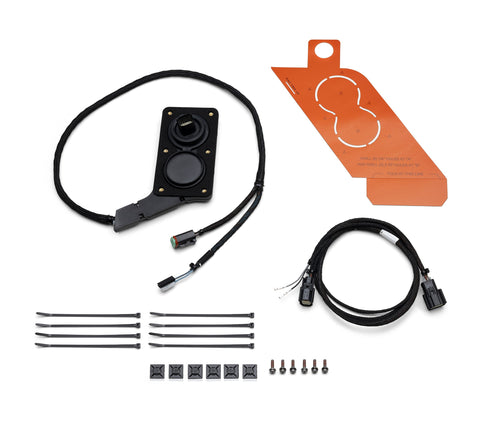 KIT audio de caisson de basses secondaire Harley Davidson 69203434 Rockford Fosgate, HARN/WRG, INSTALLATION, DOUBLE SUB-WOOFER