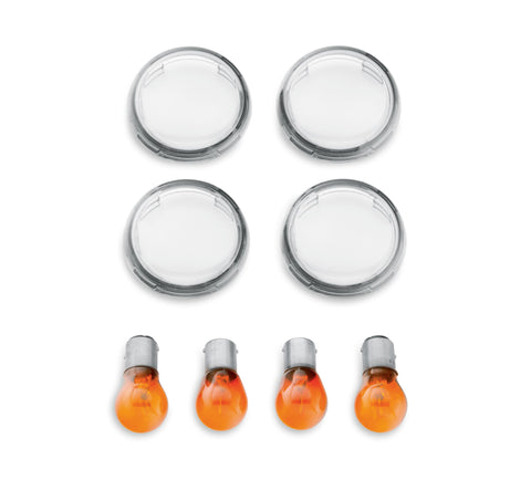 Harley Davidson 69303-02 Bullet Turn Signal Lens Kit KIT,CLEAR LENS TURN SIGNAL,BUL