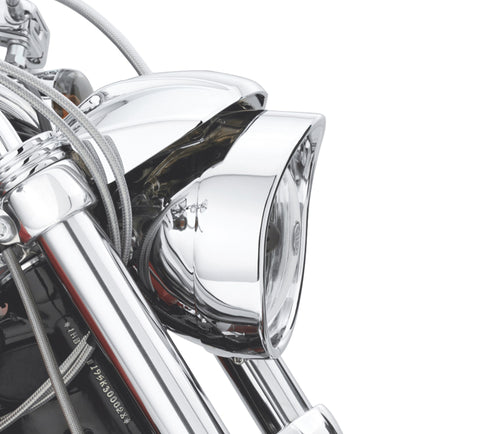 Harley Davidson 69735-05 Visor Style Headlamp Trim Ring VISOR BEZEL,5-3/4, HEADLAMP,2H