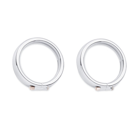 Harley Davidson 69740-01 Turn Signal Trim Ring Kit TURN SIGNAL TRIM RING, FRENCHE
