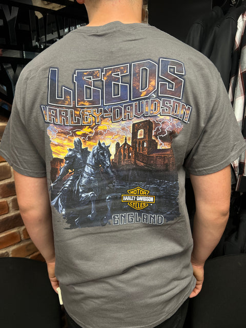 T-shirt authentique de concessionnaire Harley-Davidson® de Leeds « WARLOCK » 40291667