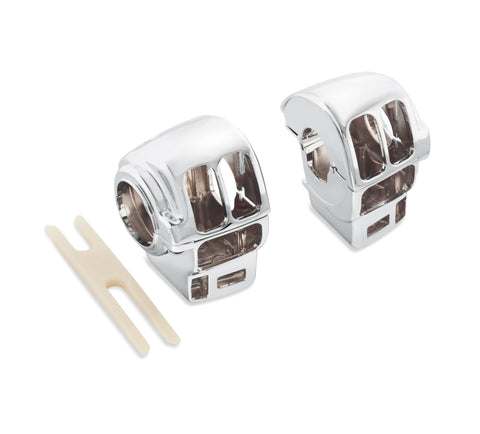 Harley Davidson 70228-96C Chrome Switch Housing Kit KIT SWITCH HSG,CHRM/ULTRA,FLHT