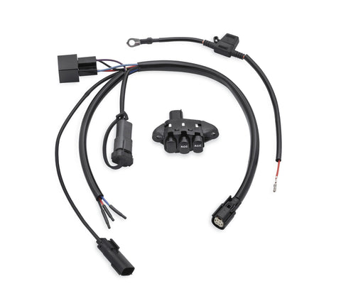 Harley Davidson 71400129 Auxiliary Power Switch Kit - Fairing Mount KIT,SW/RLY,AUXILIARY POWER,FAI