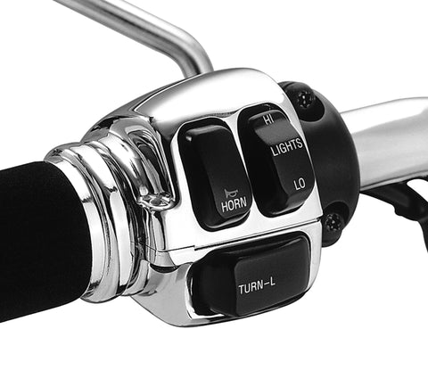 Harley Davidson 71826-11 Chrome Switch Housing Kit KIT-SWITCH HOUSING,CHRM/SOFTAI