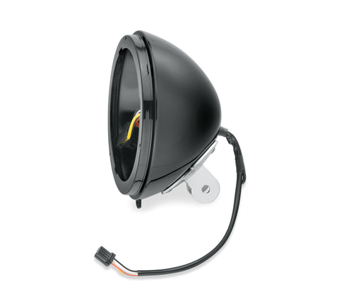 Coque de phare domestique noire Harley Davidson 73294-10 SHELL ASY, 7IN, 1/2-BALL, RH/HDLA