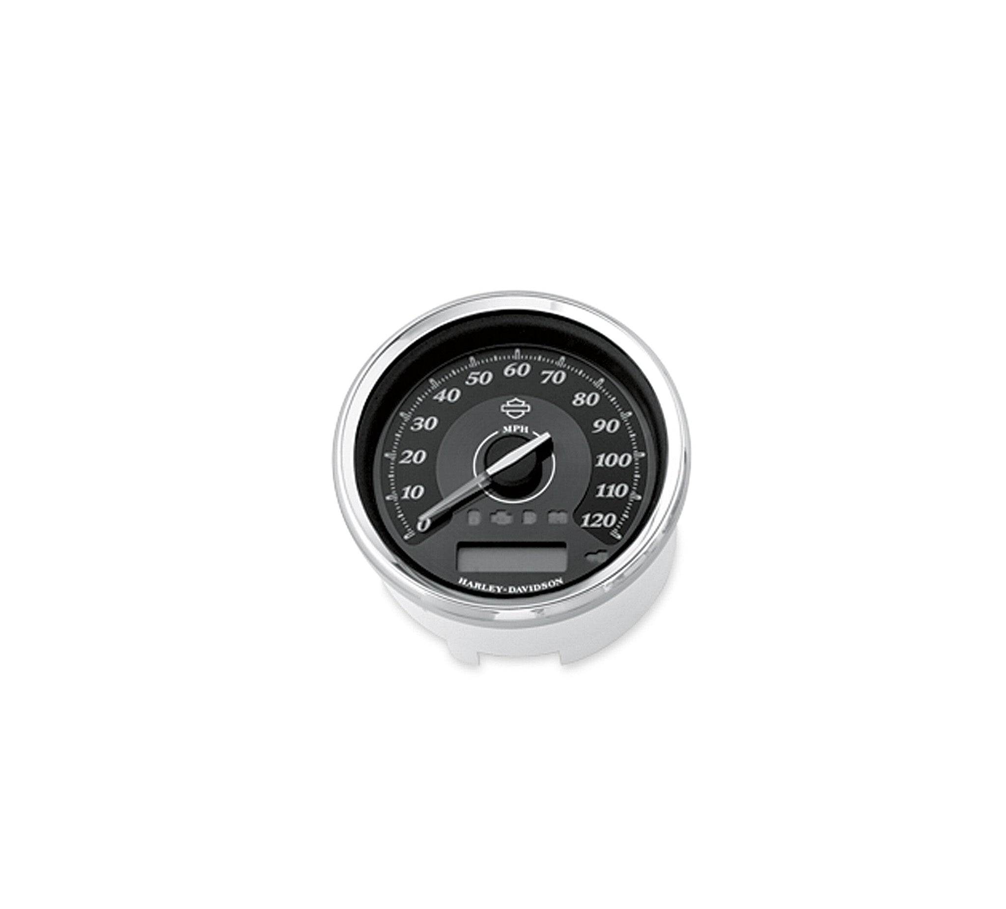 Harley Davidson 74682-10 Speedometer Titanium Face Gauge SPEEDO,4