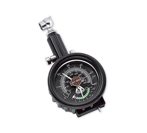 Harley Davidson 75008-02A Compact Tire Gauge and Tread Depth Indicator GAUGE AIR PRESS&THRD DEPTH