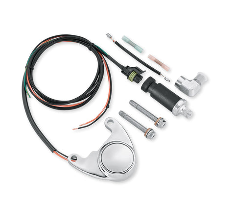 Harley Davidson 75138-09 Chrome Digital Oil Pressure Gauge KIT-GAUGE,OIL PRESSURE,DIGITAL