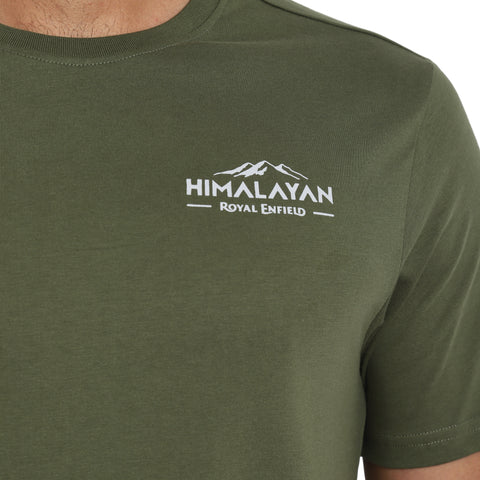 Royal Enfield - T-shirt basique Himalayan Olive - RLATSO230439