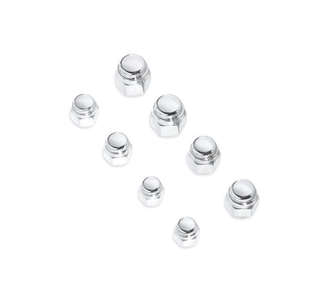 Harley Davidson 8061 Dome Hex Nuts DOME NUT, 1/4-28 UNF