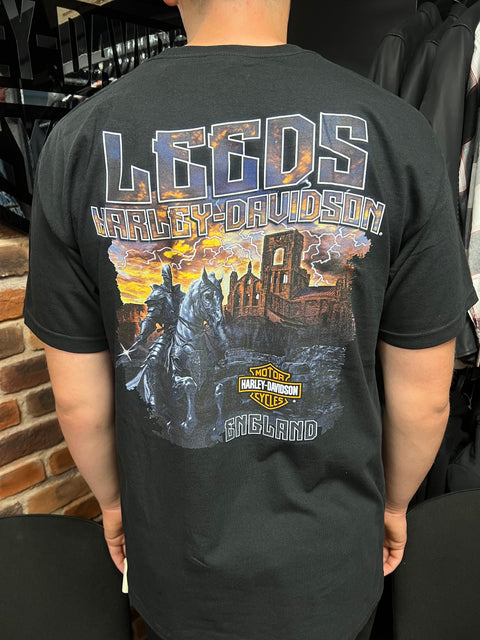 T-shirt authentique de concessionnaire Harley-Davidson® de Leeds « DESERT FUEL » 40291656