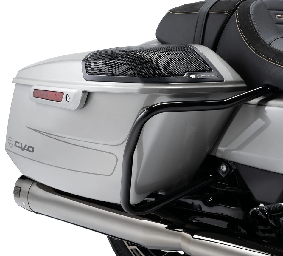 KIT DE PROTECTIONS DE SACOCHE ARRIÈRE NOIRES BRILLANTES Harley Davidson 90202508, S-BAG, PROTECTION, NOIR