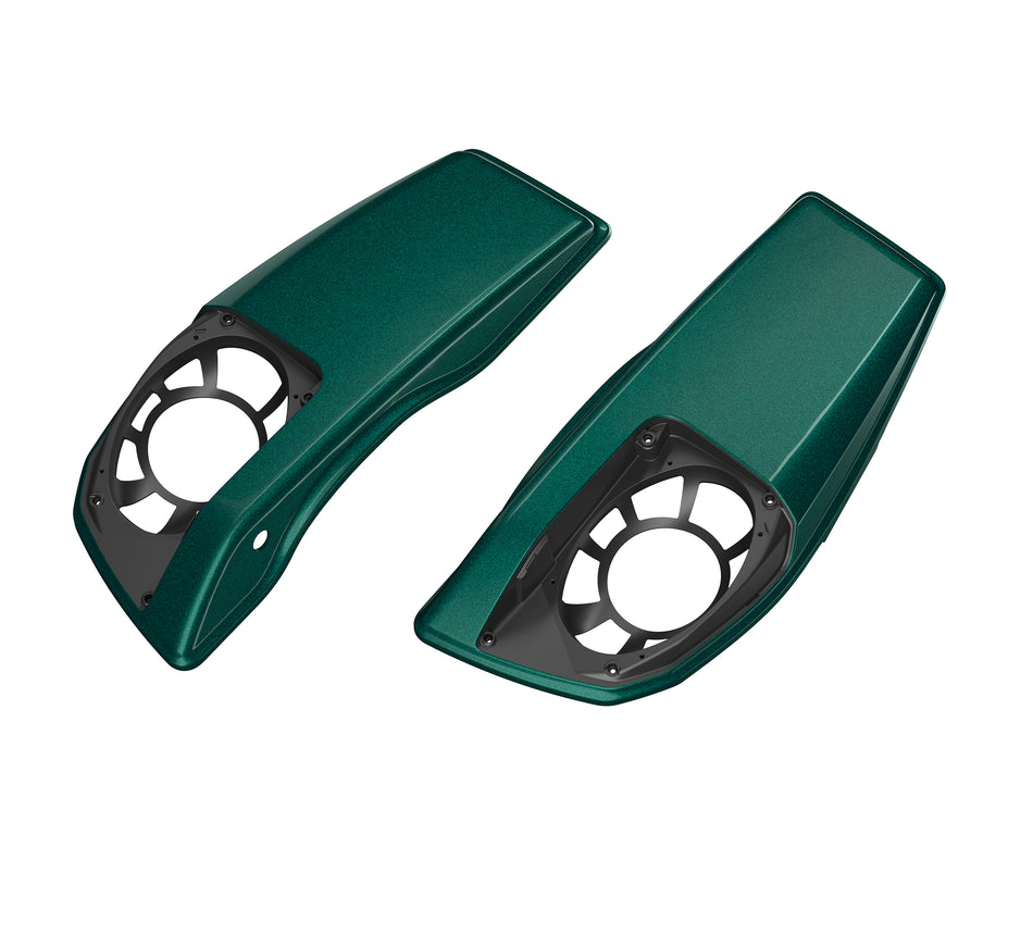 Harley Davidson Color Matched Saddlebag Speaker Lids - Left & Right