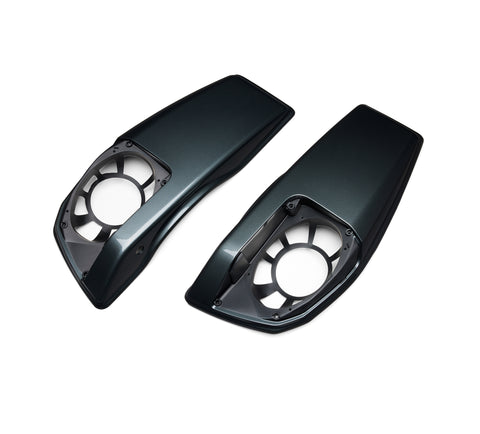 Harley-Davidson 90202793EZZ Color Matched Saddlebag Speaker Lids - Iron Horse Metallic