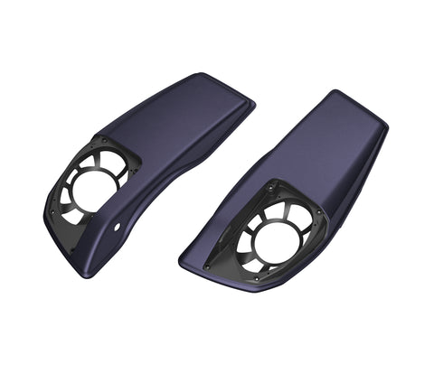 Harley-Davidson 90202793FAC Color Matched Saddlebag Speaker Lids - Purple Abyss Denim