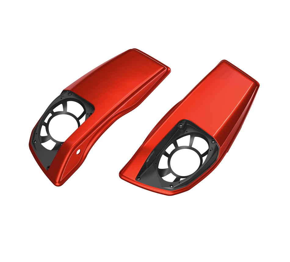 Harley-Davidson 90202793FAJ Color Matched Saddlebag Speaker Lids - Whiskey Firestorm