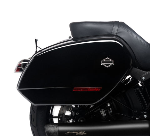 Harley-Davidson 90202838DH FXLRST Saddlebags – Vivid Black