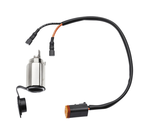 Harley Davidson 91843-97 Auxiliary Power Port - Side-Panel Mount KIT POWER SOURCE EXTERNAL 12V