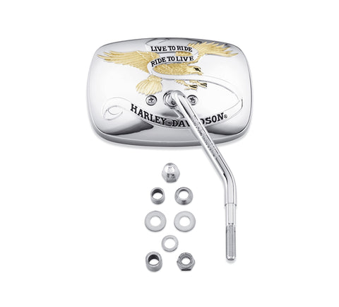 Harley-Davidson 91864-90T Live To Ride One-Piece Short Stem Mirror Right Side 91864-90T | Harley-Davidson UK
