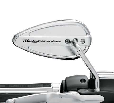 KIT DE RÉTROVISEURS Script Teardrop Harley Davidson 91968-98 MIROIR, TEAR DROP, AVEC SCRI HD