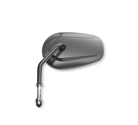 Harley Davidson 91982-03B Tapered Short Stem Mirror - Right Side MIRROR RIGHT SHORT STEM BLACK