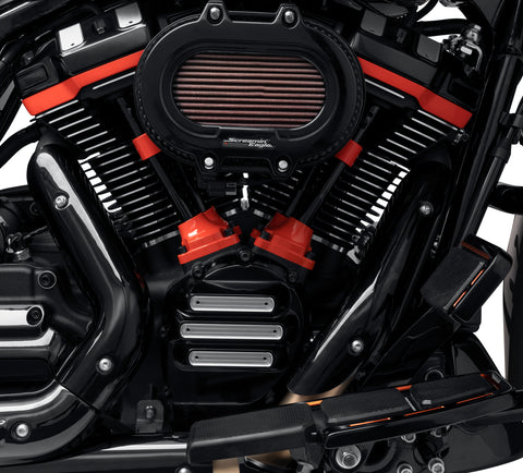 Kit d'accessoires pour moteur Milwaukee-Eight Harley Davidson 92500122, ENGN COSMÉTIQUE, ORANGE