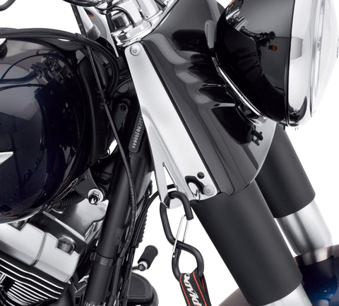 Harley Davidson 93500006 Chrome Tie-Down Brackets TIE DOWN BRACKET KIT, SOFTAIL/