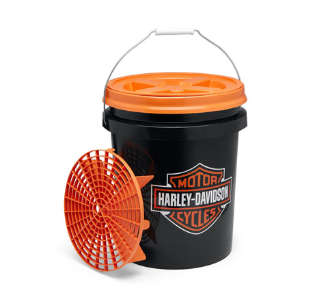 Harley Davidson 93600133 Seau de lavage pour vélo NETTOYANT, SEAU DE LAVAGE, 5,0 GAL