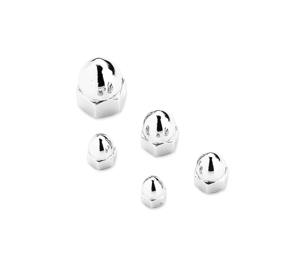 Harley Davidson 94122-93T Chrome Acorn Nut Kit KIT ACORN NUT 3/8-24