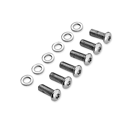 Harley Davidson 94207-04 Derby Cover Screw Kit CHROME HARDWARE, DERBY COVER